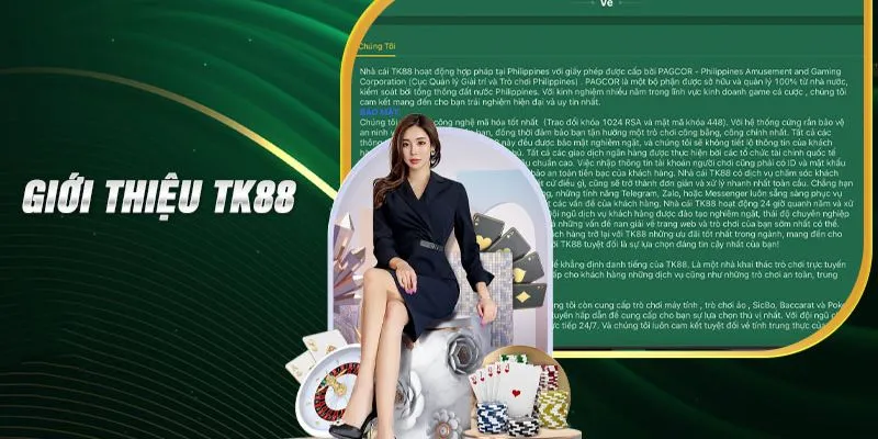 Giới thiệu tổng quan về nhà cái TK88