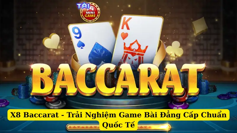 X8 Baccarat - Trải Nghiệm Game Bài Đẳng Cấp Chuẩn Quốc Tế