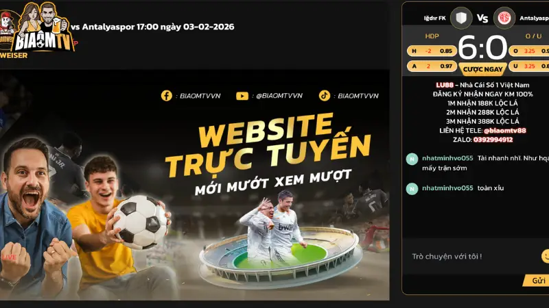 Trải nghiệm đa nền tảng trên Biaomtv